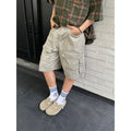 Loose-Fit Multi-Pocket Cargo Shorts