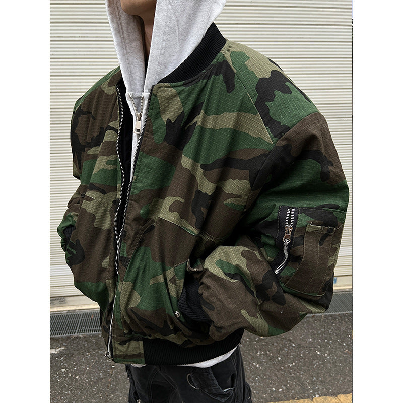 Camo Bomber Jacket