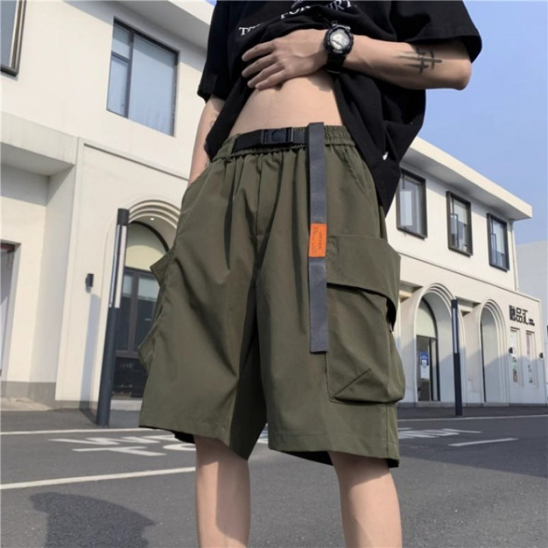 Multi-Pocket Casual Shorts