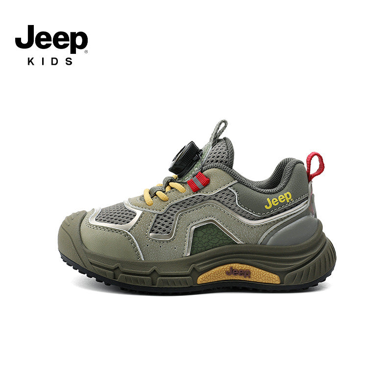 Kids Dial Closure Outdoor Sneakers