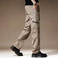 Pants: men's three-proof cargo slacks, men's straight-leg pants, plus-size assault pants, loose and versatile multi-pocket long pants