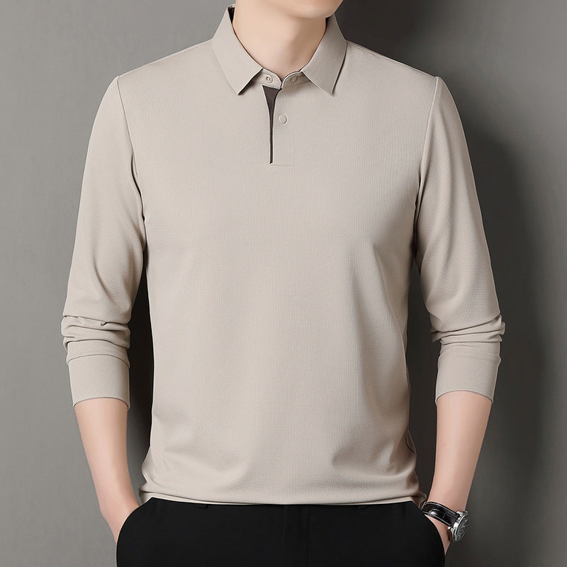 Men's Long-Sleeve Polo Shirt