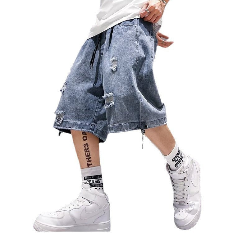 Relaxed Fit Denim Shorts