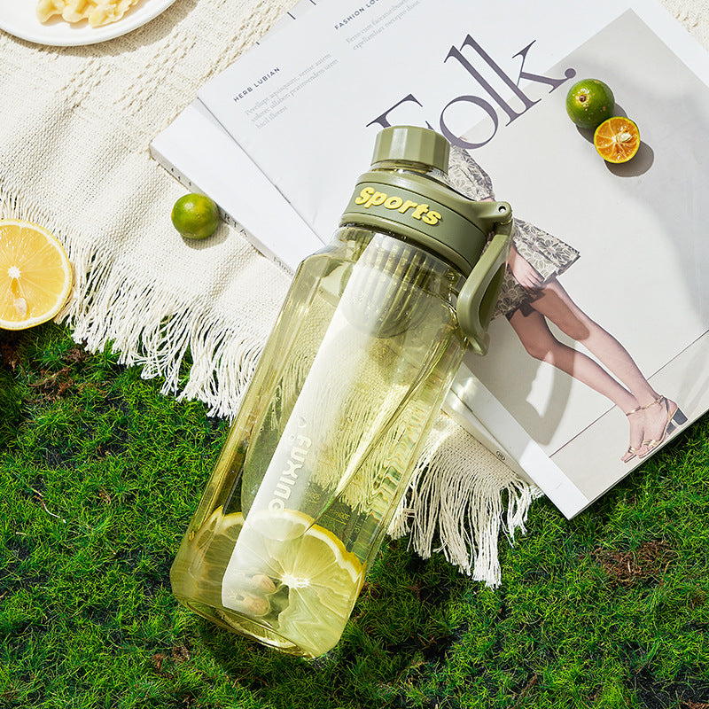 750ml–1L Sports Water Bottle with Time Markers