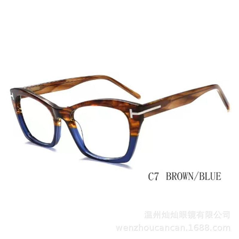 Designer Square-Frame Optical Eyewear