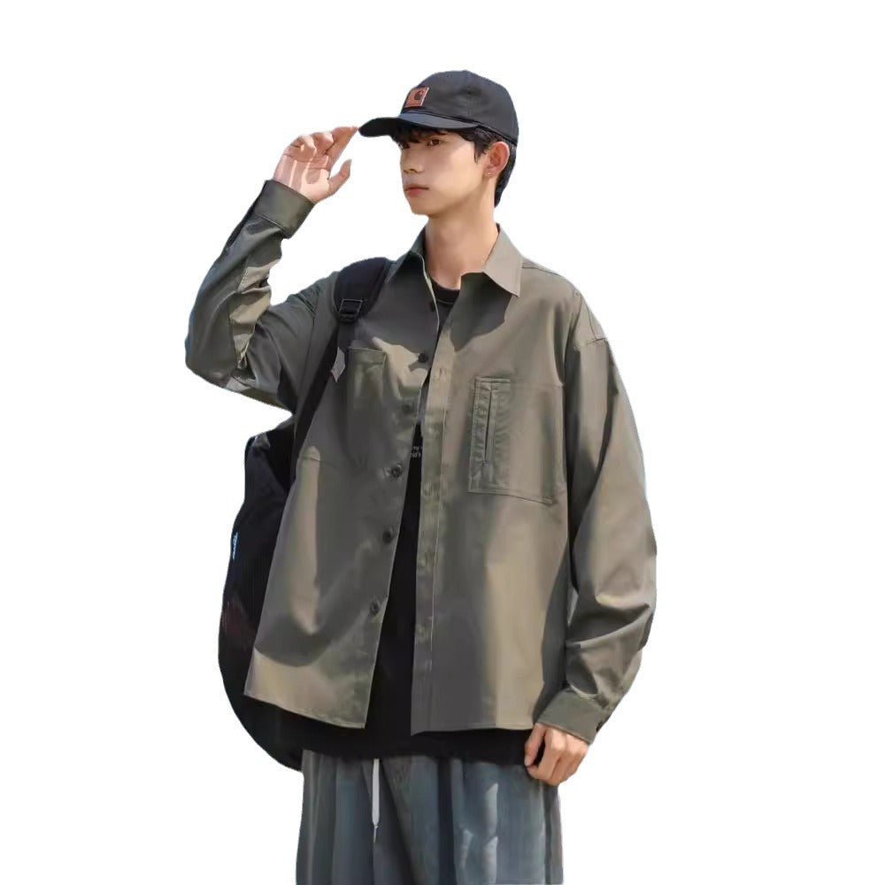 Men's Oversized Shirt Jacket