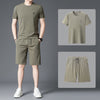 Shorts set khaki