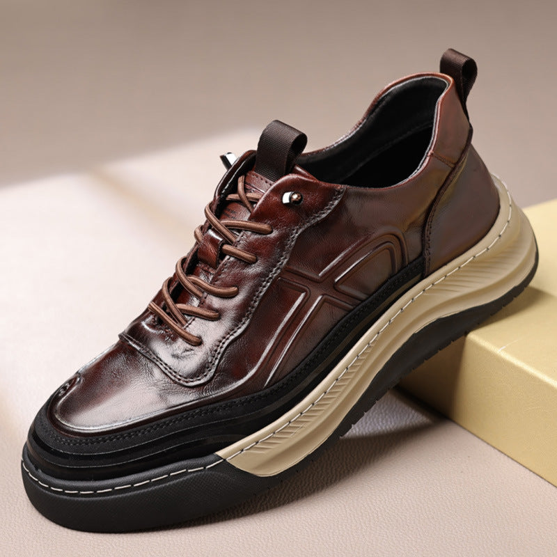 Men's Casual Leather Sneakers