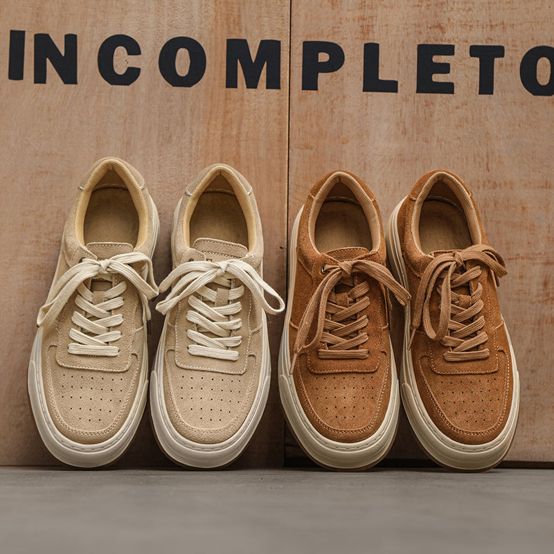 Suede Platform Sneakers