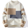 Men's fashionable loose-fitting knit sweater