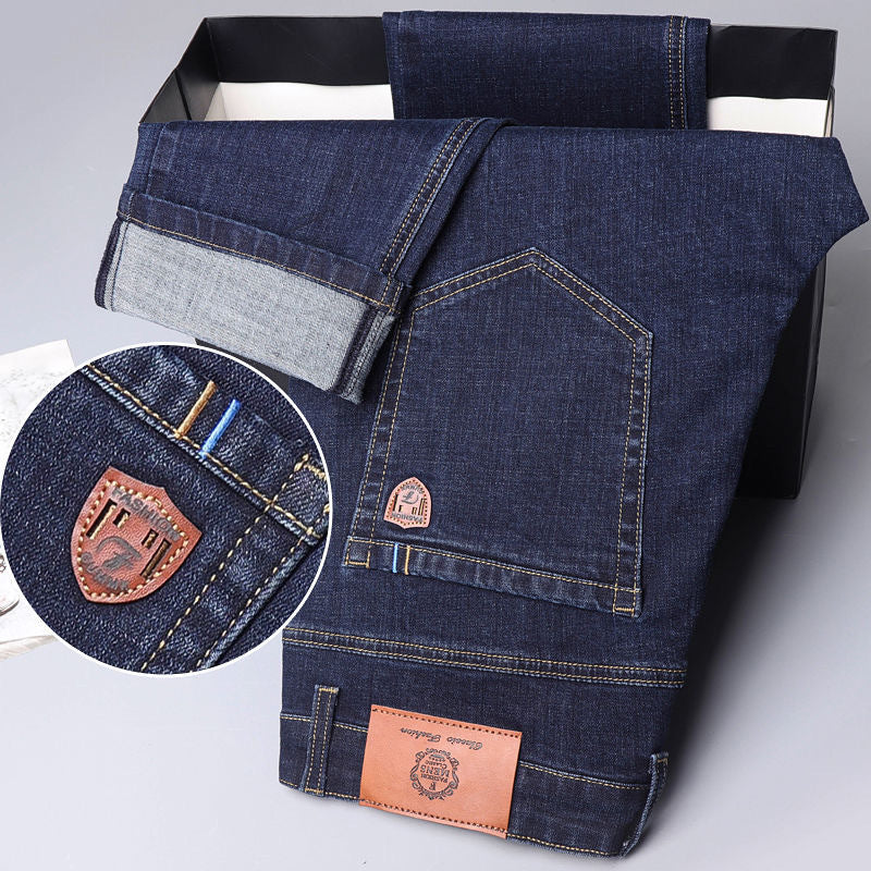 Essential Straight Fit Stretch Denim