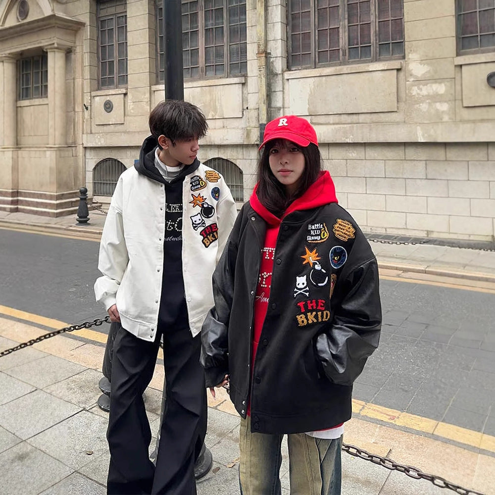 Varsity Patchwork Jacket