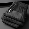 Men’s Light-Luxury Ice Silk Athleisure Trousers