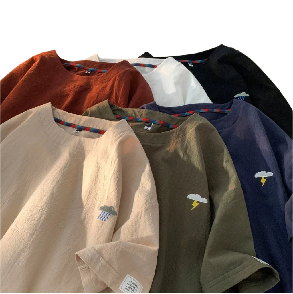 Casual Embroidered T-Shirt