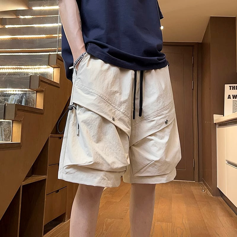 Multi-Pocket Casual Shorts