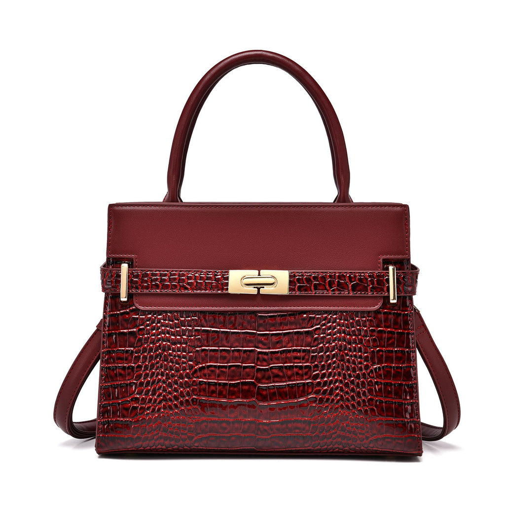Crocodile-Texture  Handbag