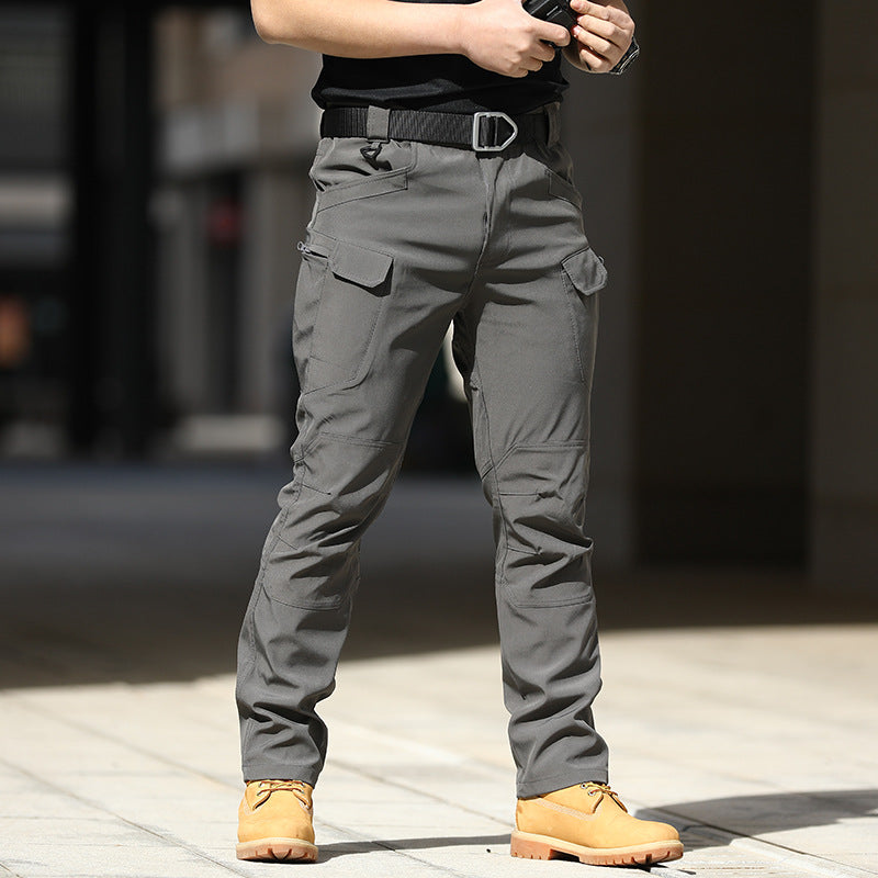 Cross-border outdoor archon tactical pants stretch fabric city special service pants military fan multi-pocket cargo pants composite fabric