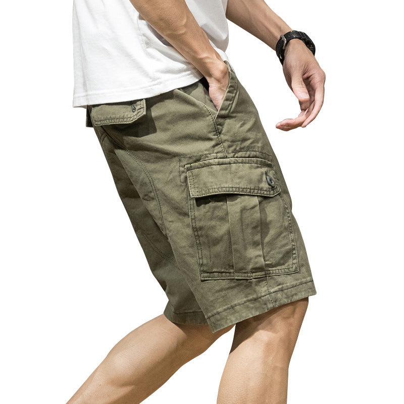 Men's Multi-Pocket Cargo Shorts