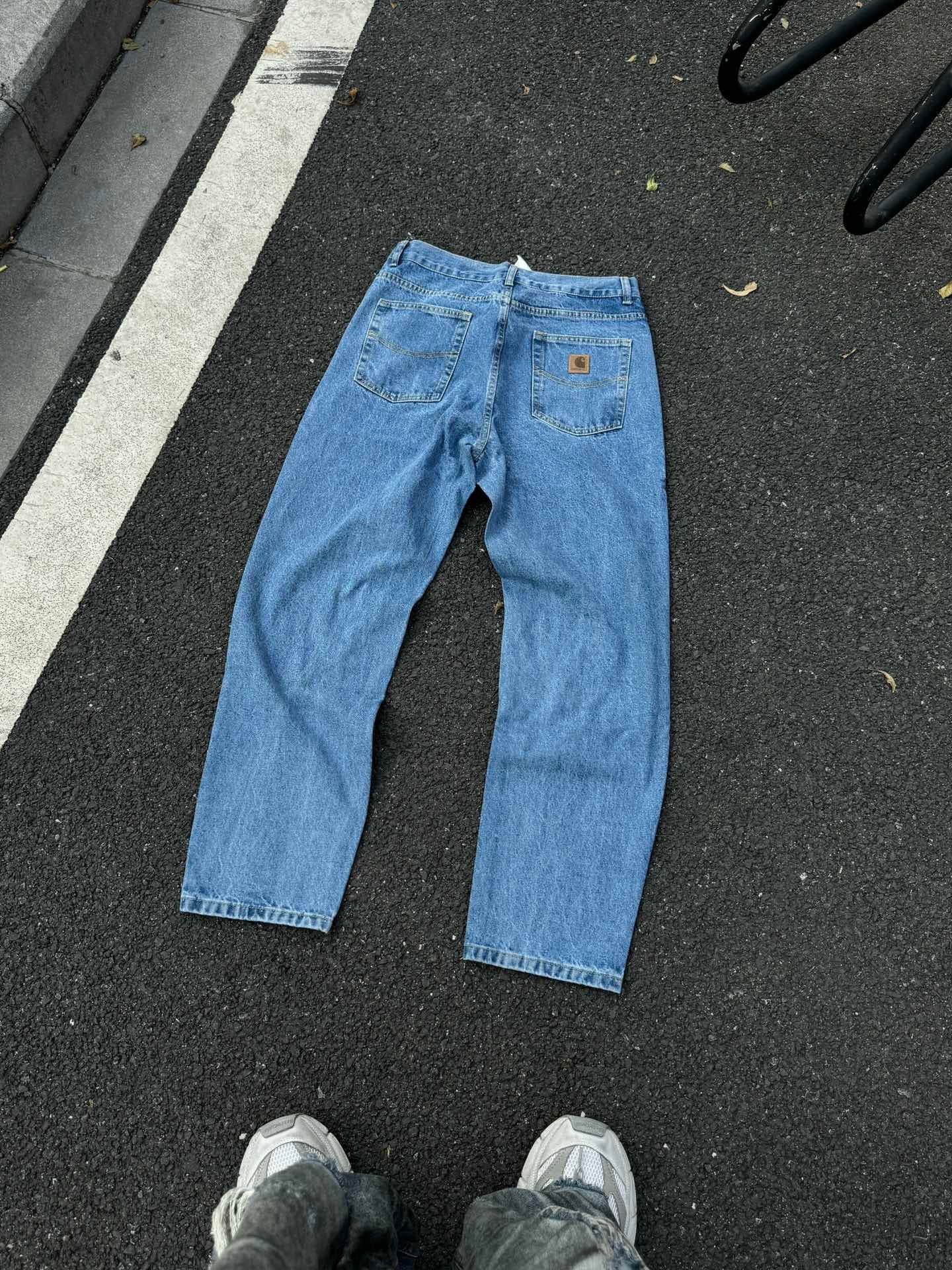 Vintage Wash Double Knee Carpenter Denim