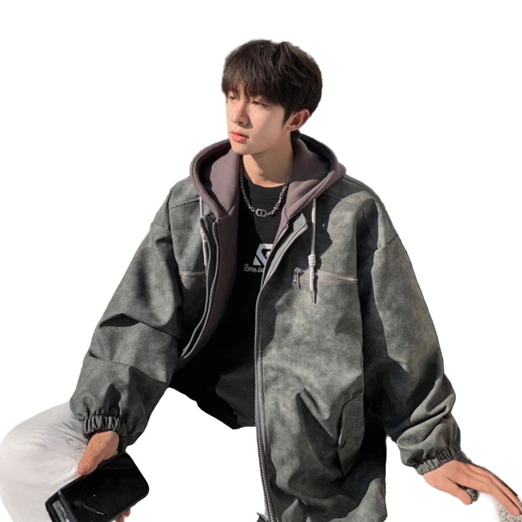 Streetwear Suede Jacket