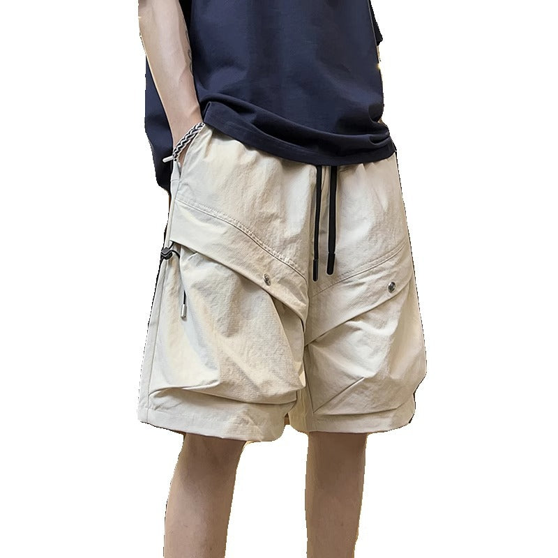 Multi-Pocket Casual Shorts