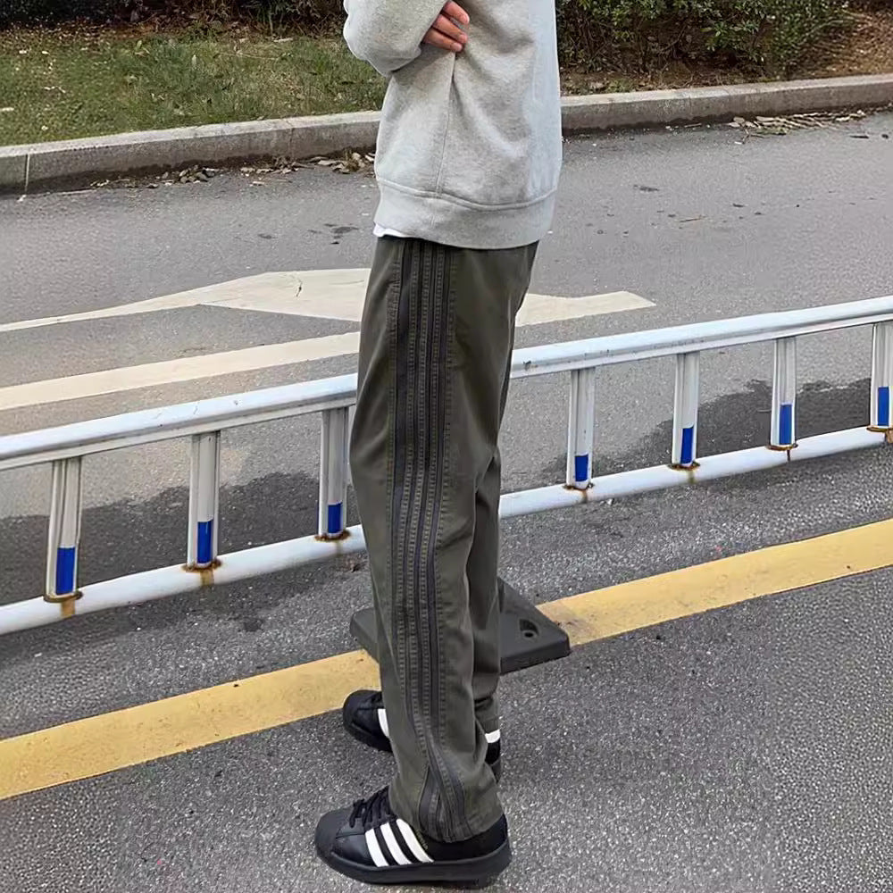 Striped Relaxed Fit Trousers