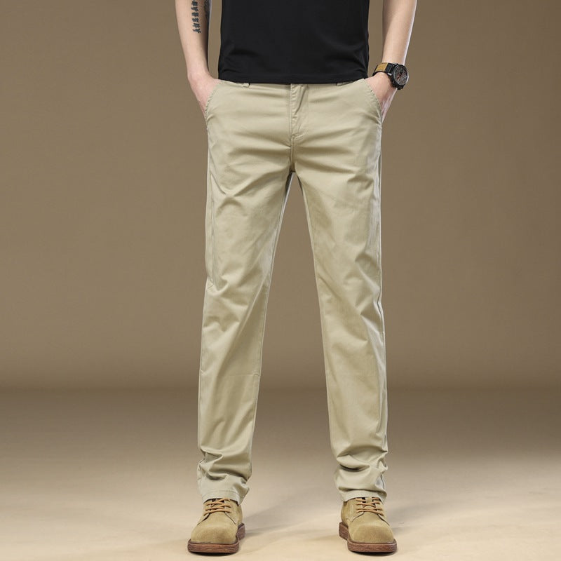 Men's Straight-Fit Casual Trousers