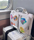 Cartoon Patch Messenger Bag