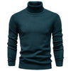 High collar dark green