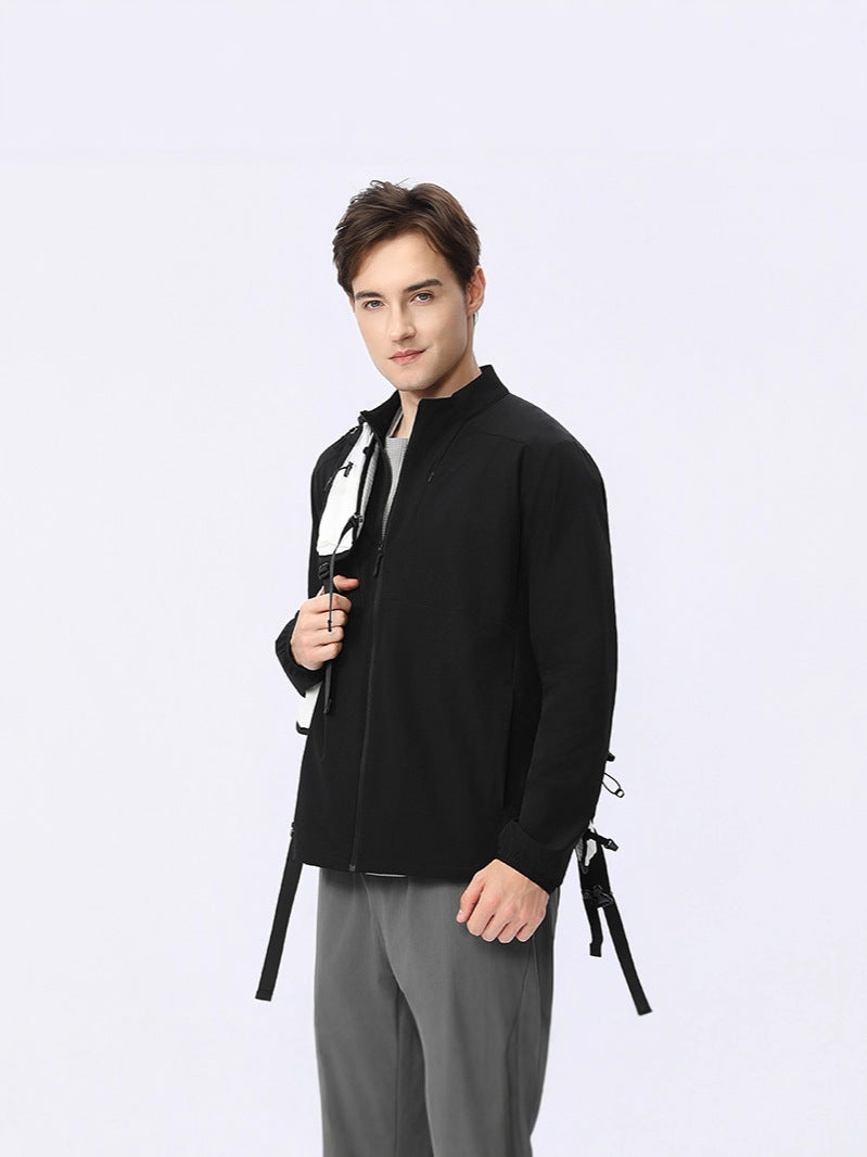 Men’s Modern Stand-Collar Jacket
