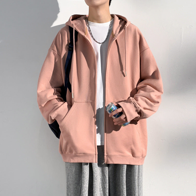 Casual Zip-Up Hoodie