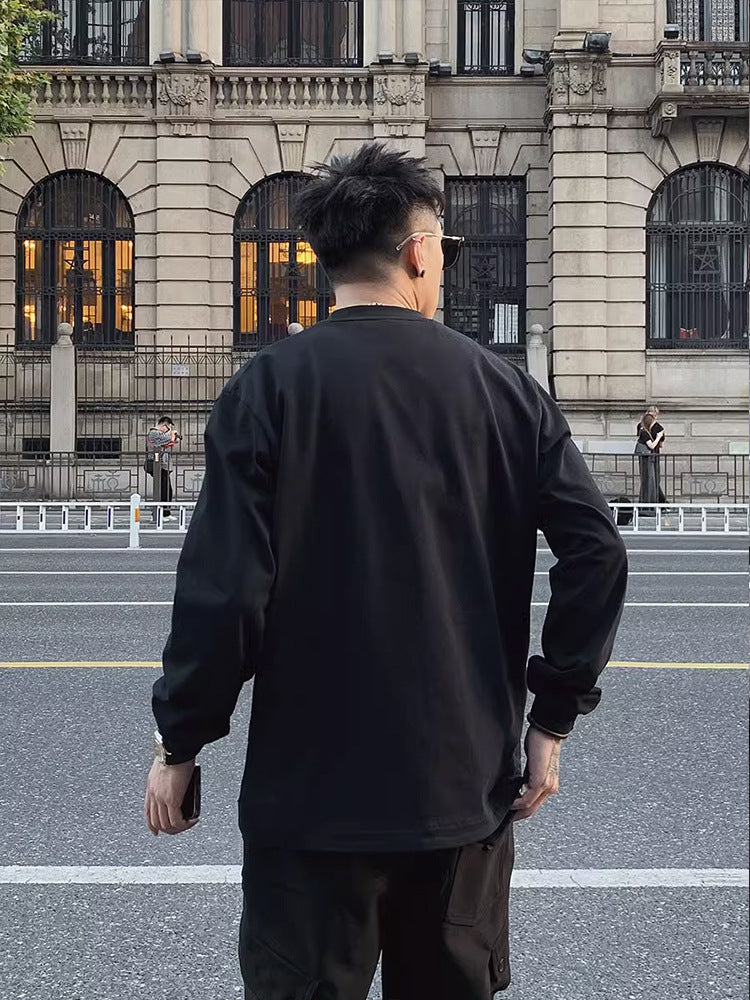 Heavyweight Crewneck Long-Sleeve T-shirt