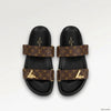 Brown double buckle