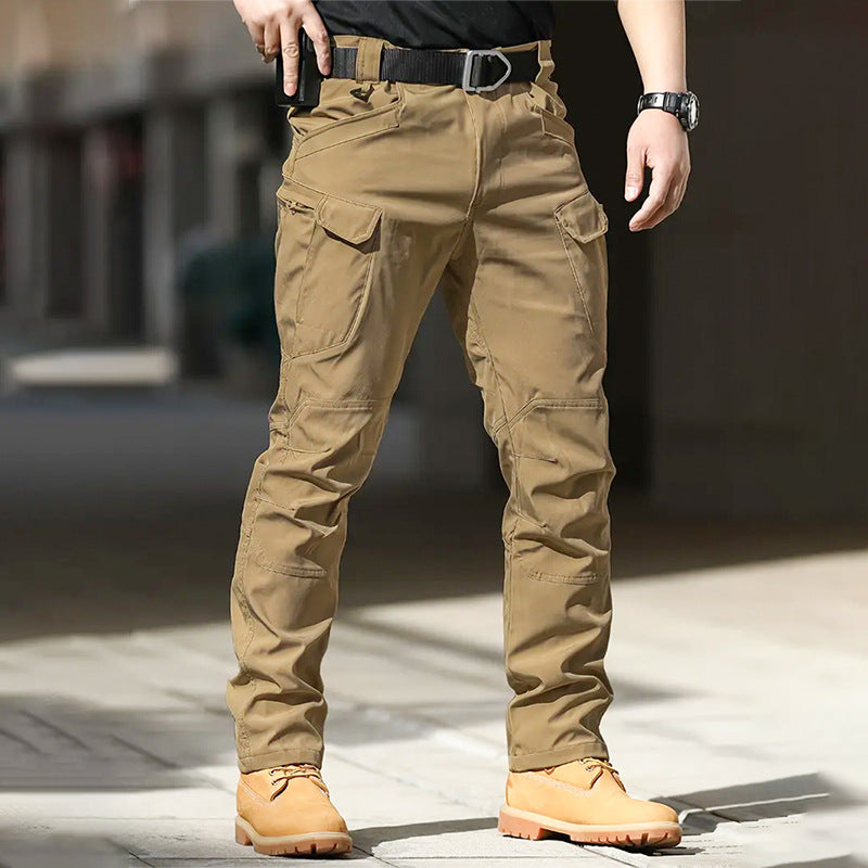 Cross-border outdoor archon tactical pants stretch fabric city special service pants military fan multi-pocket cargo pants composite fabric