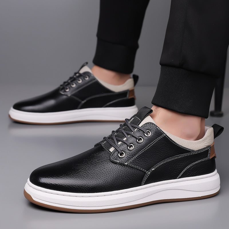 Men's Leather Casual Sneakers