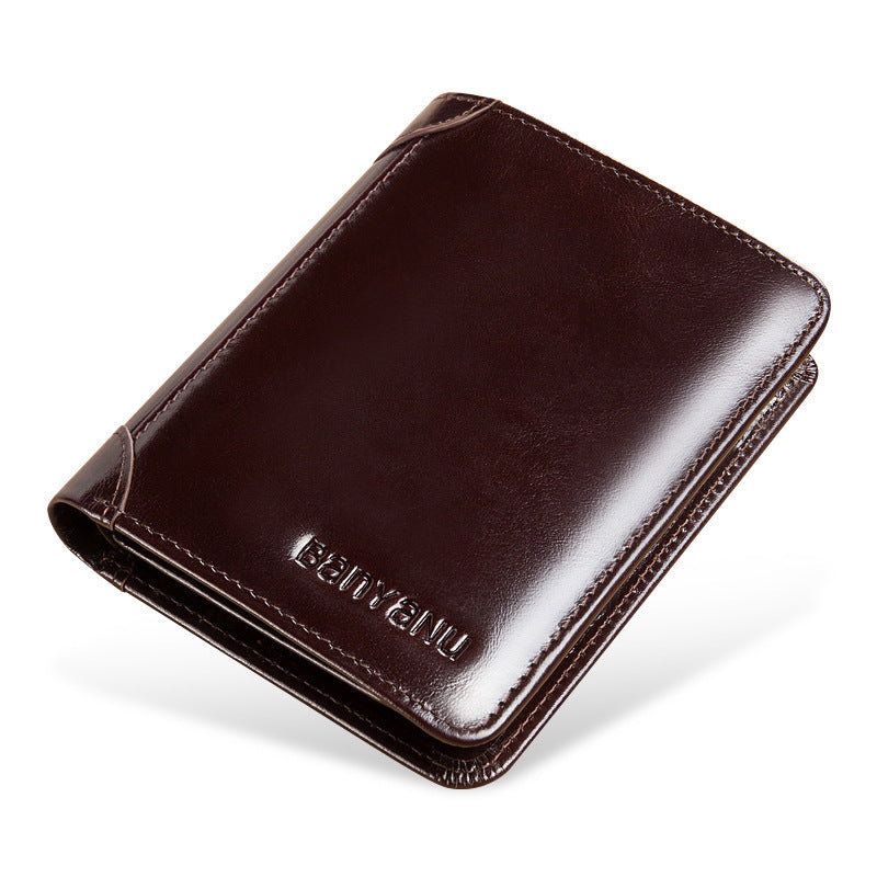 Men's Leather Bifold Wallet