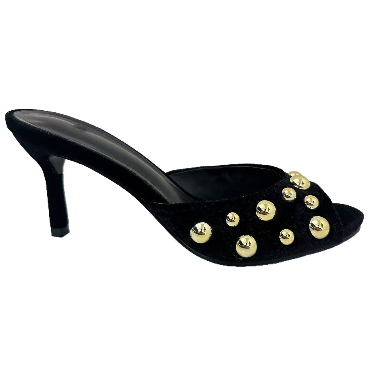 Studded Thong Heels – product view