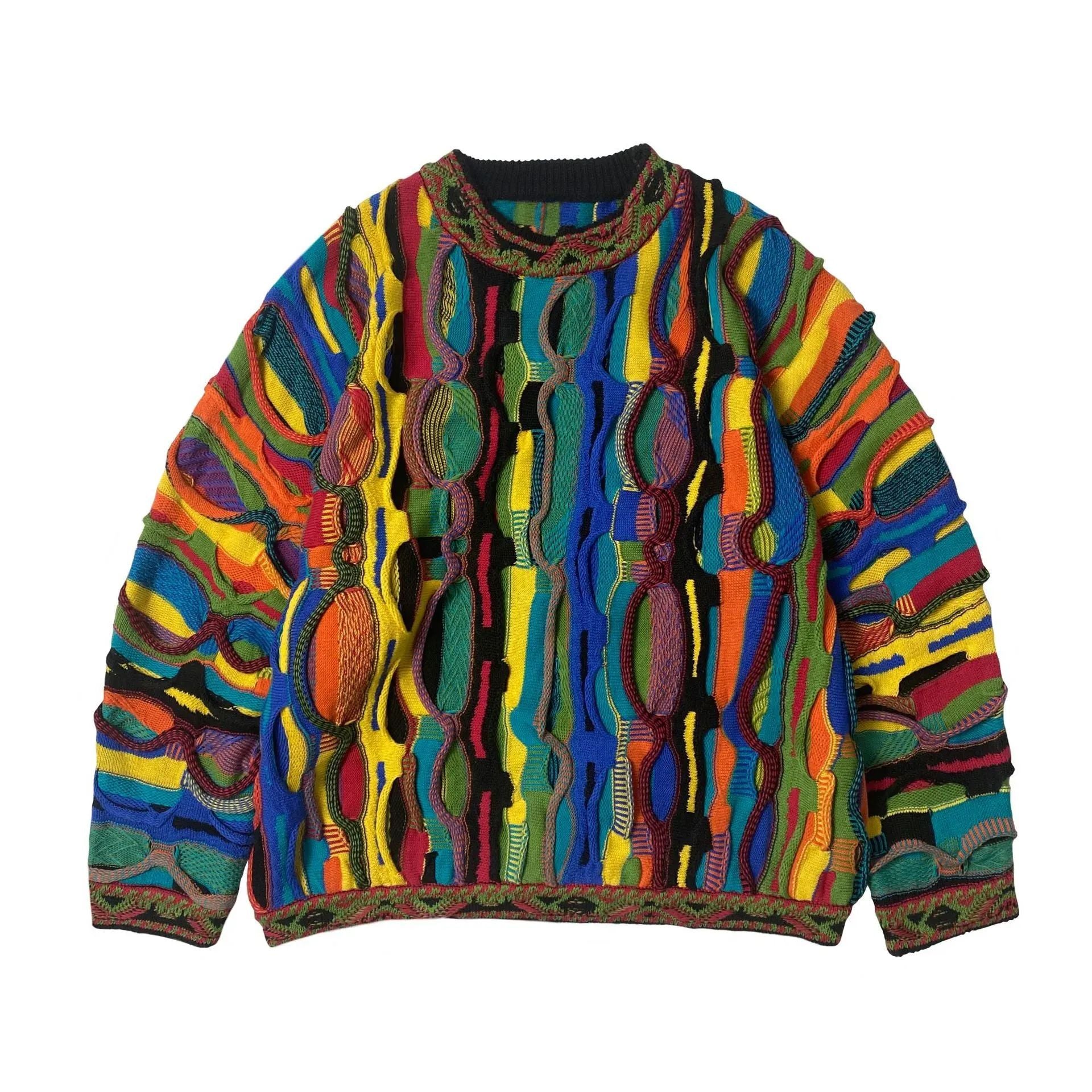 Artisanal 3D Textured Graphic Pullover