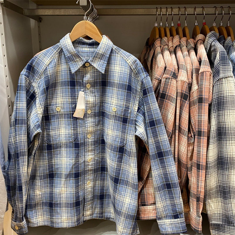Bamboo Cotton Plaid Overshirt