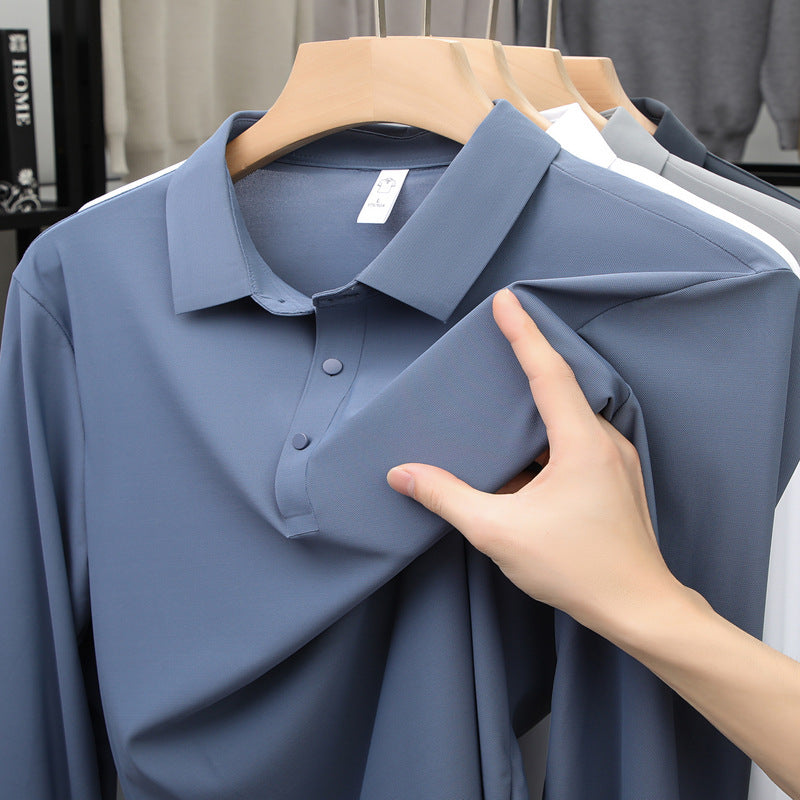 Business Casual Long-Sleeve Polo