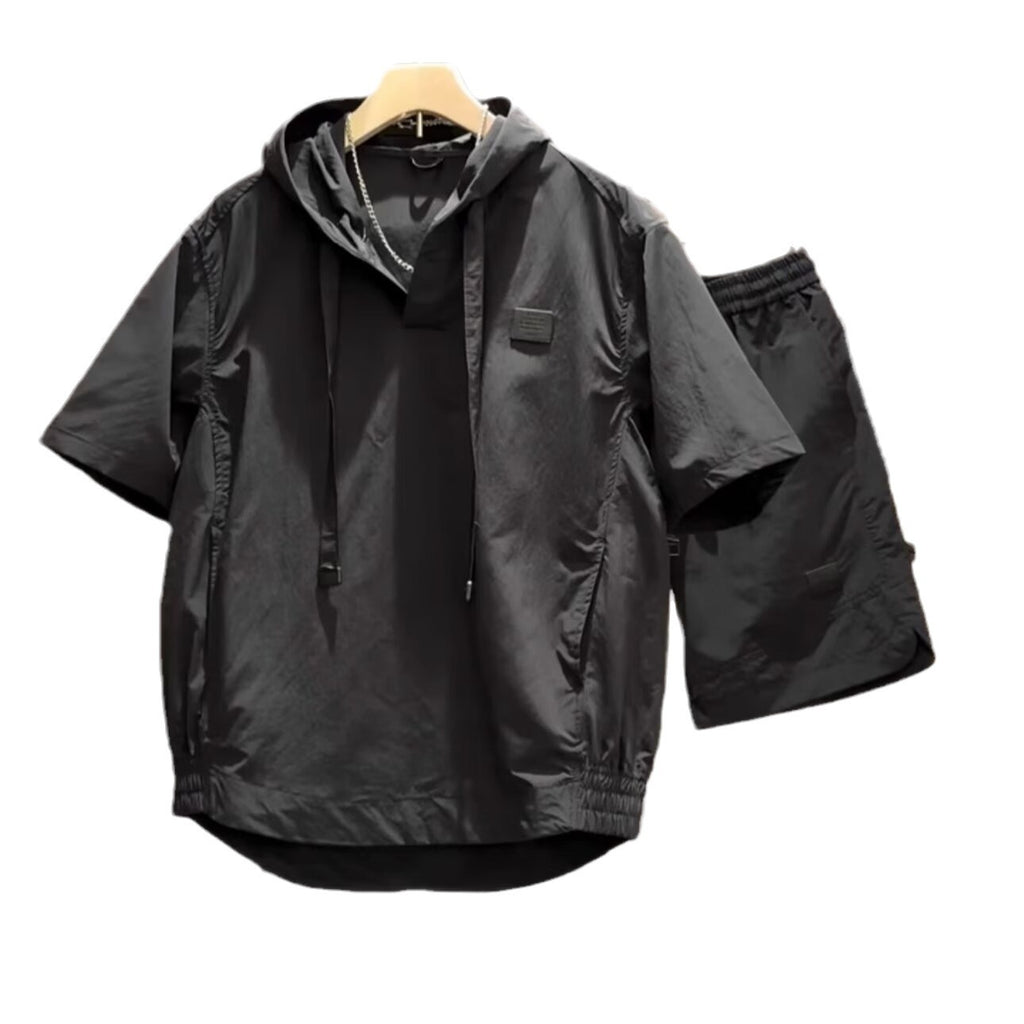 Windbreaker Hoodie and Shorts