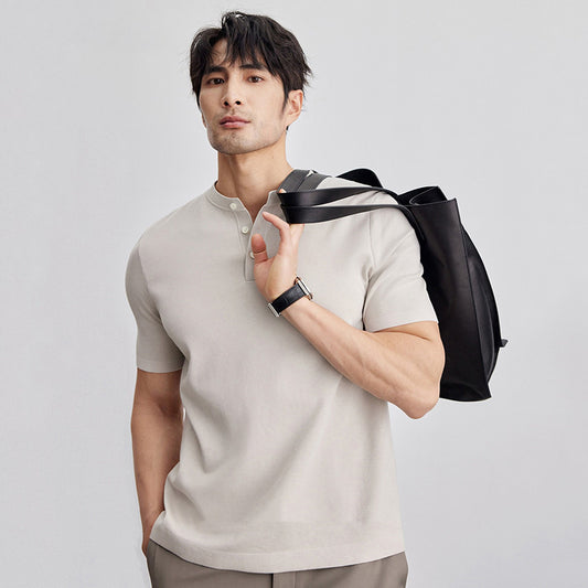 Knitted Polo Shirt