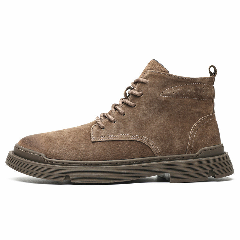 Rugged Lace-Up Work Boots