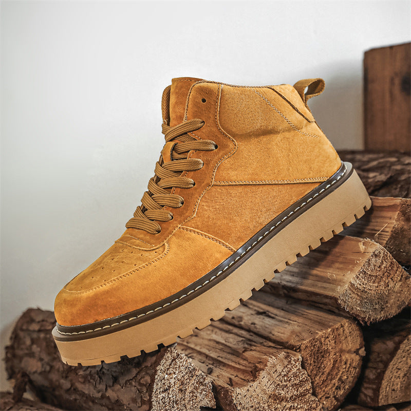 Retro Urban Suede Boots