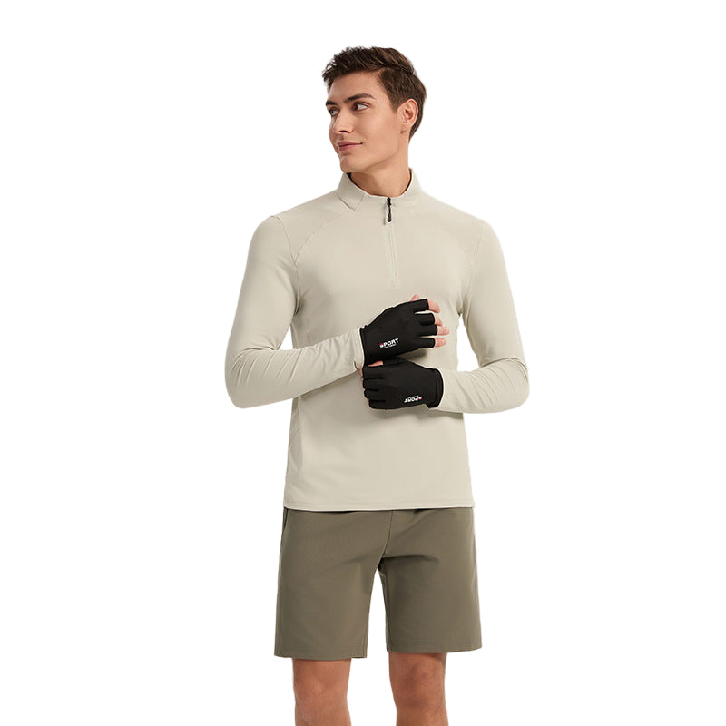 Men's Long-Sleeve Quarter-Zip Top