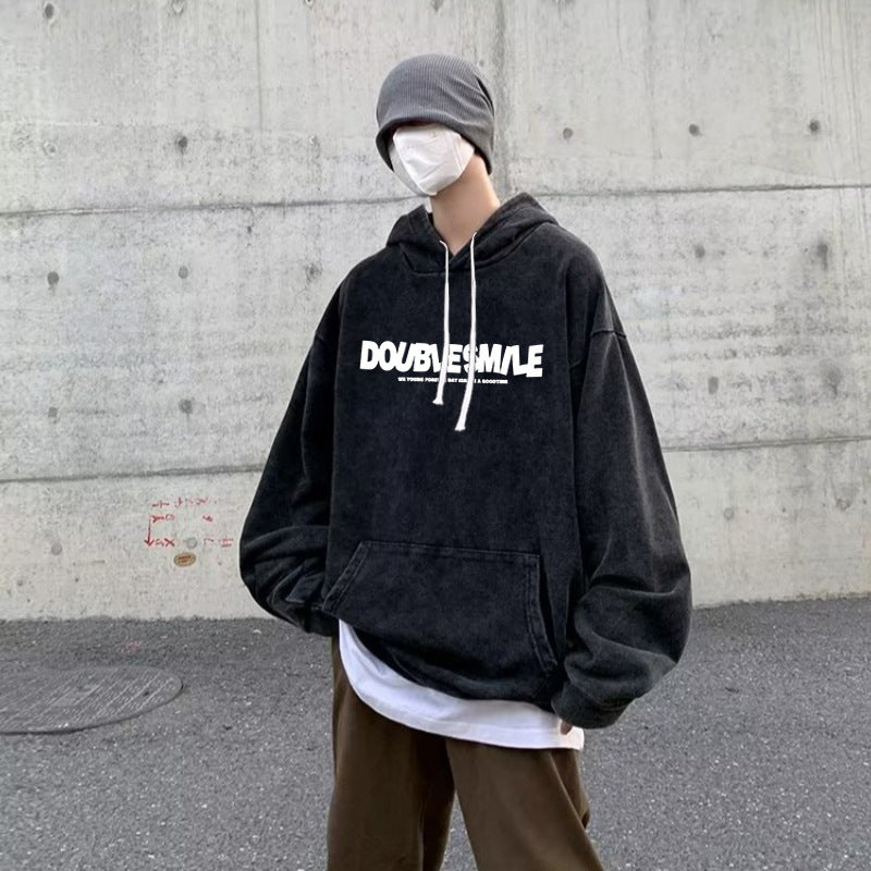 Oversized Print Hoodie