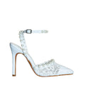 Pearl Strap Heeled Sandals