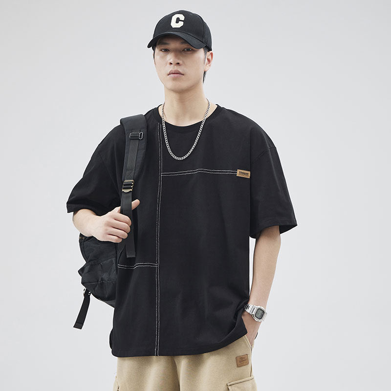 Stitched Patchwork T-Shirt