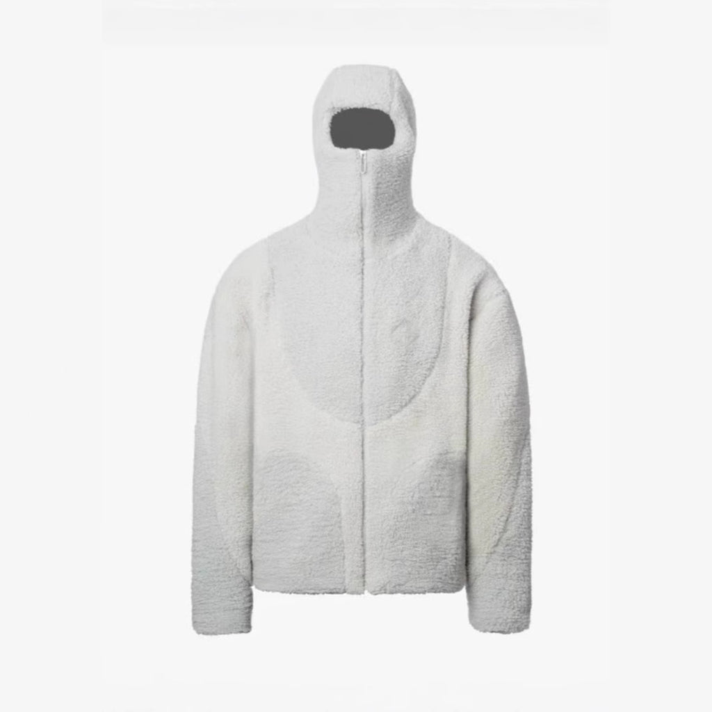 Geometric Balaclava Fleece Jacket