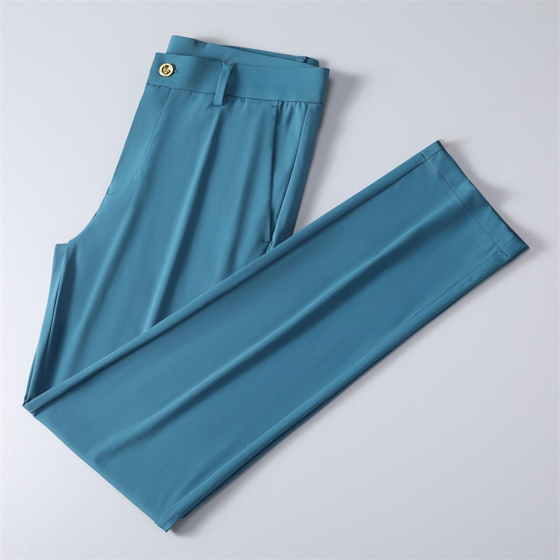 Men's Ice Silk Pants: Thin and Luxurious